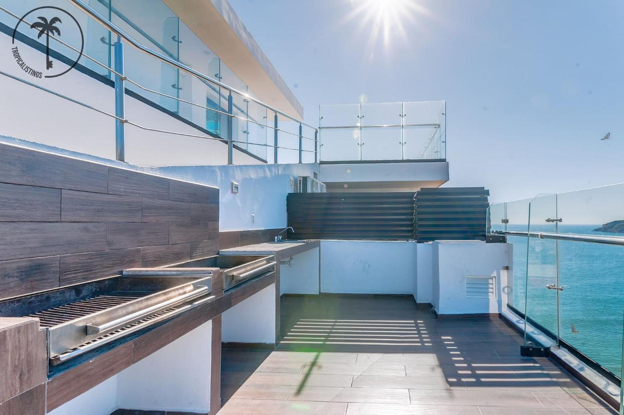 Terraza Con Vista Al Mar, Bbq Y Piscina Lejlighed Mazatlán Eksteriør billede
