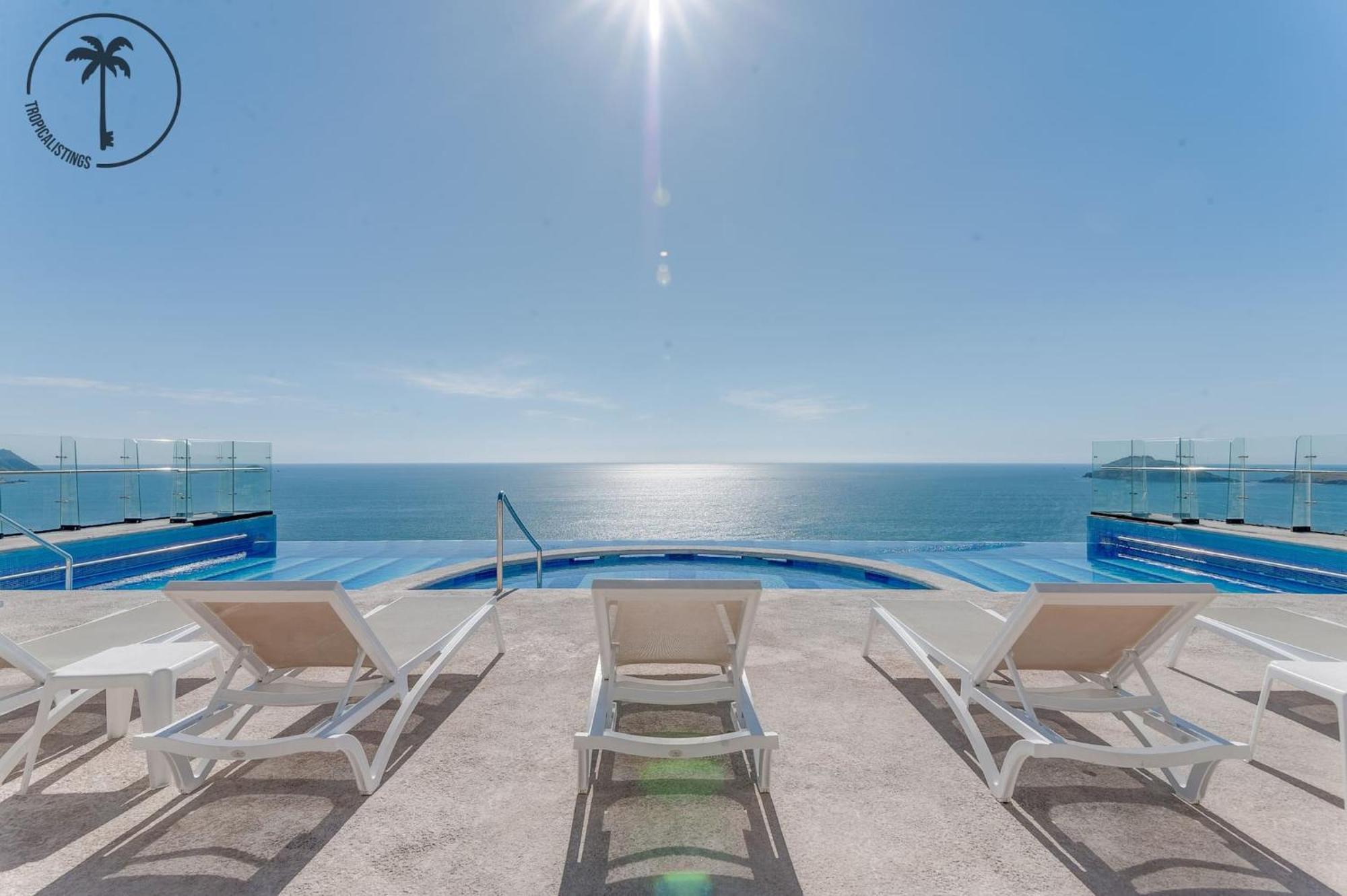 Terraza Con Vista Al Mar, Bbq Y Piscina Lejlighed Mazatlán Eksteriør billede